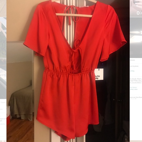 By the way.Camilla Red romper!!! - Picture 2 of 2
